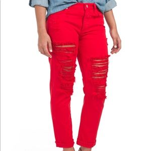 Sienna Slim destructed Boyfriend Jeans